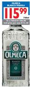 Olmeca Blanco Tequila -12x750ml
