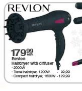 Revlon Travel Hairdryer-1200W Each