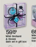 Wild Orchard & Ocean Bath Set In Gift Box