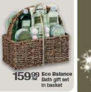 Eco Balance Bath Gift Set In Basket-Per Set