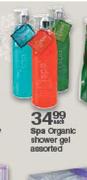Spa Organic Shower Gel Assorted-Each