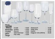 Bohemia Crstal Stemmed Bear Glass Range-Each