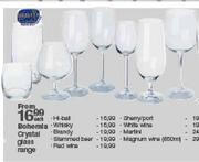 Bohemia Crstal Whisky Glass Range-Each