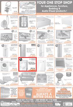 Tafelberg Furnishers : Your One Stop Shop (Until 5 Aug), page 1
