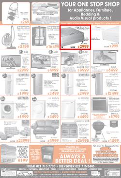 Tafelberg Furnishers : Your One Stop Shop (Until 5 Aug), page 1