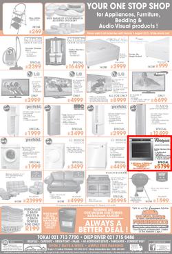 Tafelberg Furnishers : Your One Stop Shop (Until 5 Aug), page 1
