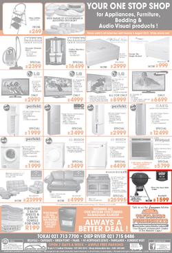 Tafelberg Furnishers : Your One Stop Shop (Until 5 Aug), page 1