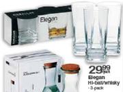 Elegan Hi-Ball/Whisky-3-Pack Per Pack