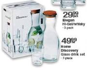 Home Discovery Glass Drink Set-7-Piece