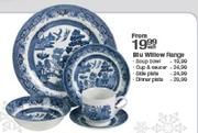 Blu Williow Range Cup & Saucer-Each
