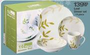 Leaf Dinner Set-16 Piece Per Set