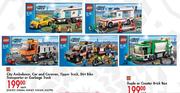 City Ambulance, Car and Caravan,Tipper Truck,Dirt Bike Transporter or Garbage Truck-Each