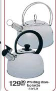 Whistling Stove Top Kettle-2.6l & 2.7l Each