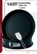 Cookin' Italy Cake Set-4 Piece