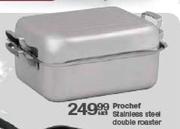 Prochef Stainless Steel Double Roaster-Each
