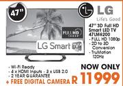 LG 47" 3D Full HD Smart LED TV(47LM6200)