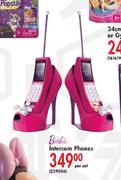 Barbie Intercom Phones-Per Set