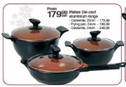 Pallas Die-Cast Aluminium Range Casserole-24cm Each