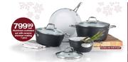 Aluminium Cookware Set With Ceramic Shimmer Coating-7 Piece Per Set