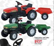 Pedal Tractor With Trailer Each