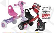 Disney Princess Or Cars Folding Trike With Sound Each