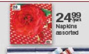 Napkins Assorted-Per Pack