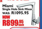 Miami Single Hole Sink Mixer-each