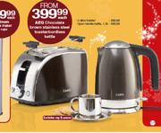 AEG Chocolate Brown Stainless Steel 2 Slice Toaster-Each