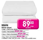 Sheraton Winter Sheet Single-Each