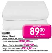 Sheraton Winter Sheet King-Each