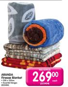 Aranda Finesse Blanket-200x230cm Each