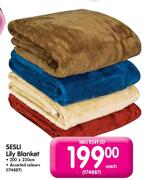 Sesli Lily Blanket-200x230cm Each