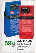 Vida E Caffe Estrela Ground Coffee/Beans-250g Each