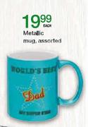 Metallic Mug Assorted