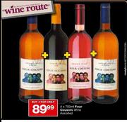 Four Cousins Wine Assorted-4 x 750ml