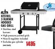 Alva Kestrel 3 Burner Hooded Gas Grill