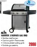 Alva Harrier 3 Burner Gas BBQ 