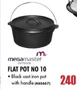 Mega Master Flat Pot No 10 