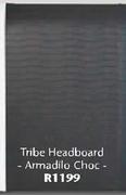 Tribe Headboard-Armadilo Choc