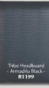 Tribe Headboard-Armadilo Black