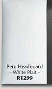 Peru Headboard-White Plait