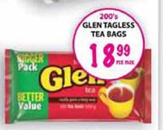 Glen Tagless Tea Bags-200's Per Pack