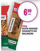 Pasta Grande Spaghetti Or Macaroni-500g Each