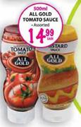 All Gold Tomato Sauce Assorted-500ml Each