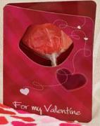 PnP Valentine's Card With Lollipop Kiss-100gm