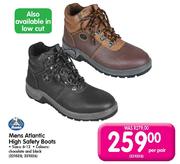 Bata Mens Atlantic High Safety Boots Sizes:6-12 Per Pair