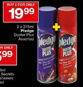 Pledge Duster Plus Assorted-2x275ml