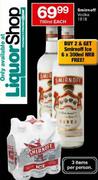 Smirnoff Vodka 1818-750ml Each