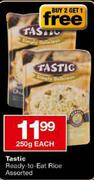Tastic Ready-to-Eat Rice-250gm-Each