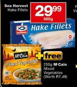 Sea Harvest Hake Fillets-600gm